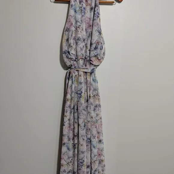 BHLDN Floral Maxi Dress in Soft Pastels - Picture 3 of 4